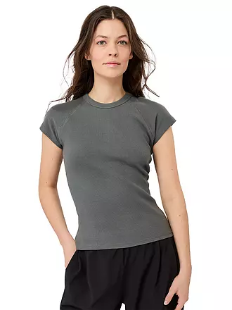 MANDALA | Damen Yogashirt Slim Fit Ribbed | 